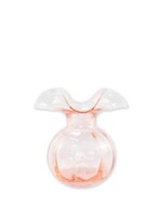 VIETRI Hibiscus Glass Pink Bud Vase