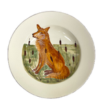 VIETRI Wildlife Fox Rimmed Round Platter