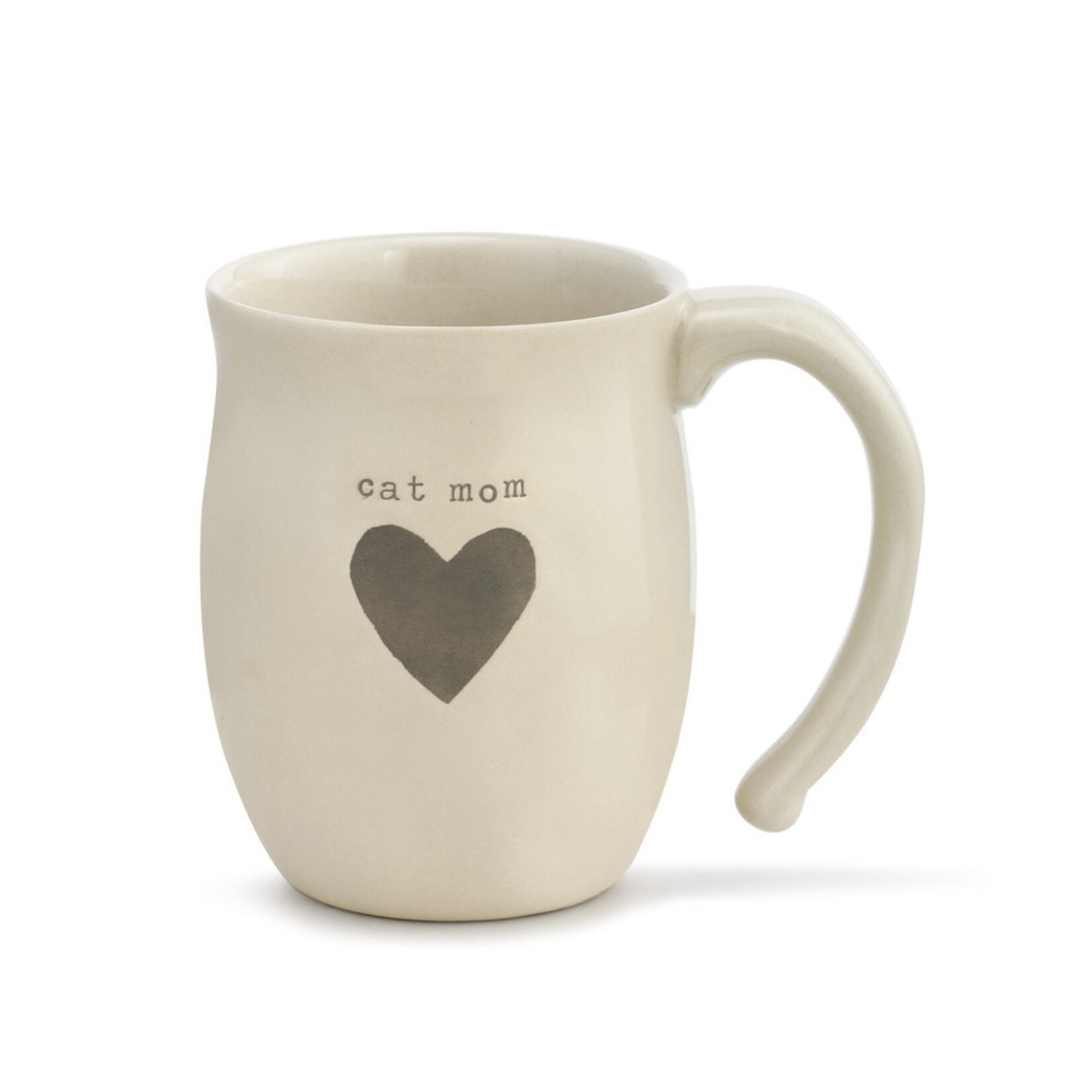 Demdaco Cat Mom Heart Mug