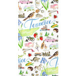 BOSTON INTERNATIONAL ROSANNE BECK - TENNESSEE STATE COLLECTION TN GUEST TOWEL