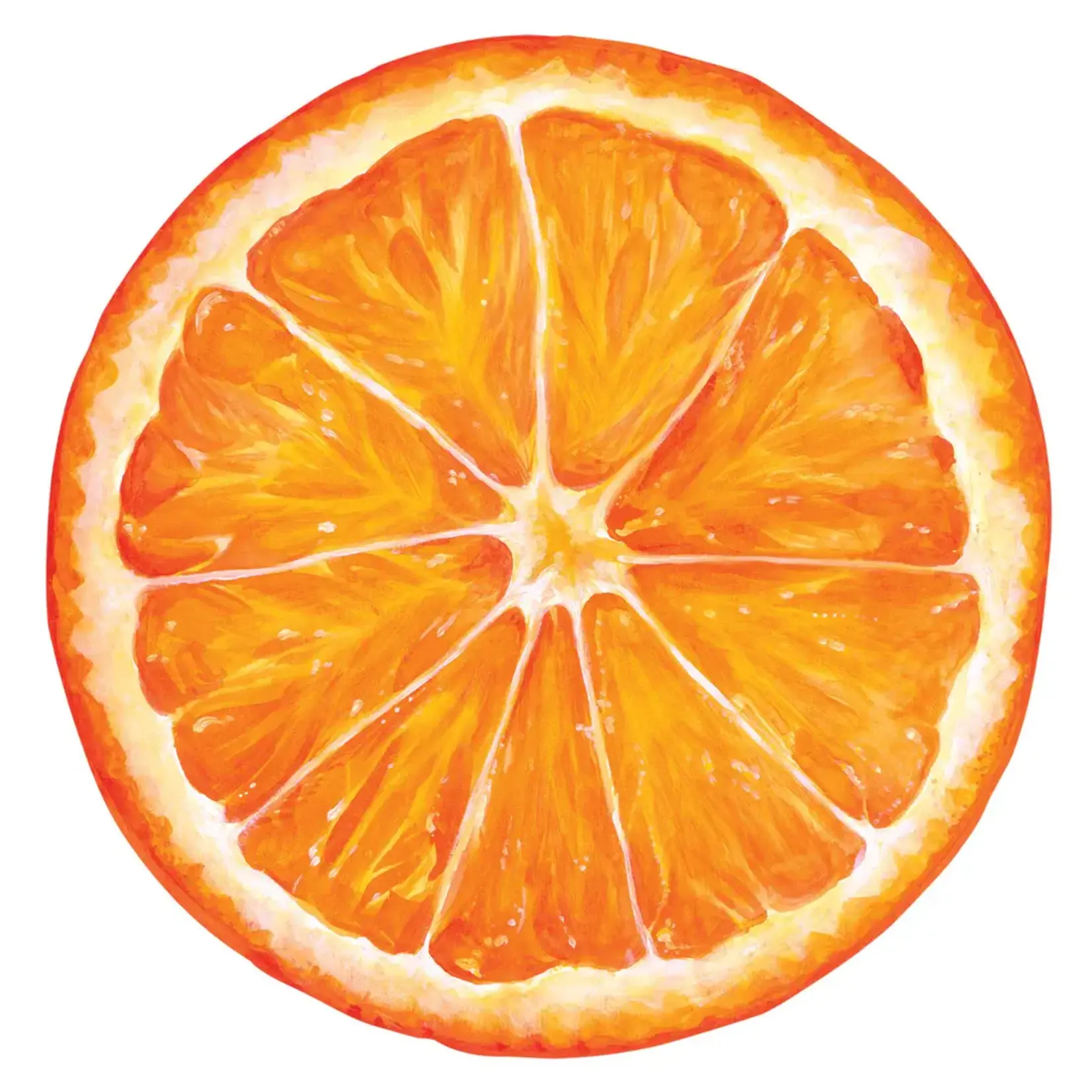 Hester & Cook Die Cut Orange Slice Placemat - 12 Sheets