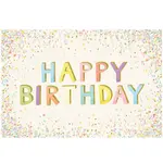 Hester & Cook Happy Birthday Sprinkles Placemat - 24 sheets