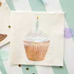 Hester & Cook Cupcake Cocktail Napkin - pack of 20