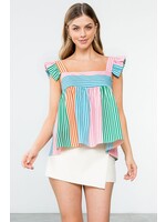 THML Multicolor Stripe Top