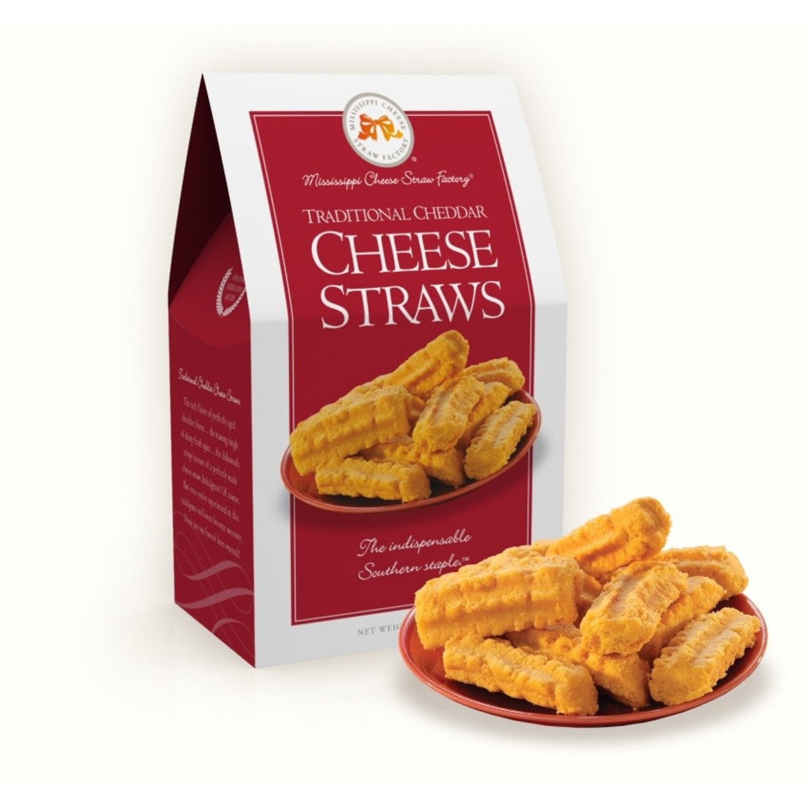 Mississippi Cheese Straw Factory Cheese Straws 6.5oz Carton