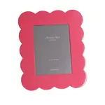 Savannah Bee Company 5x7 PINK SCALLOPED LACQUER PHOTO FRAME