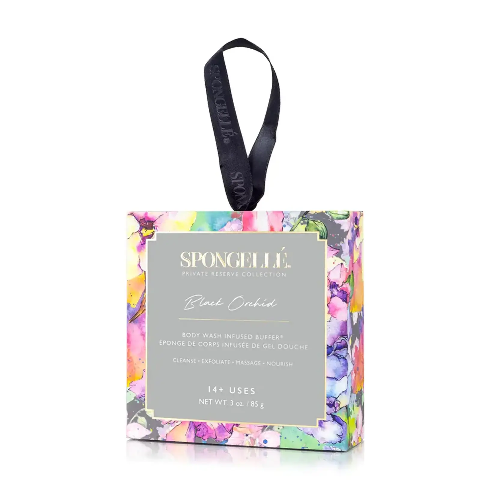 Spongelle PRIVATE RESERVE COLLECTION BOXED FLOWER BLACK ORCHID (14+ USES) 3OZ
