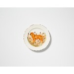 VIETRI Wildlife Hunting Dog Dinner Plate