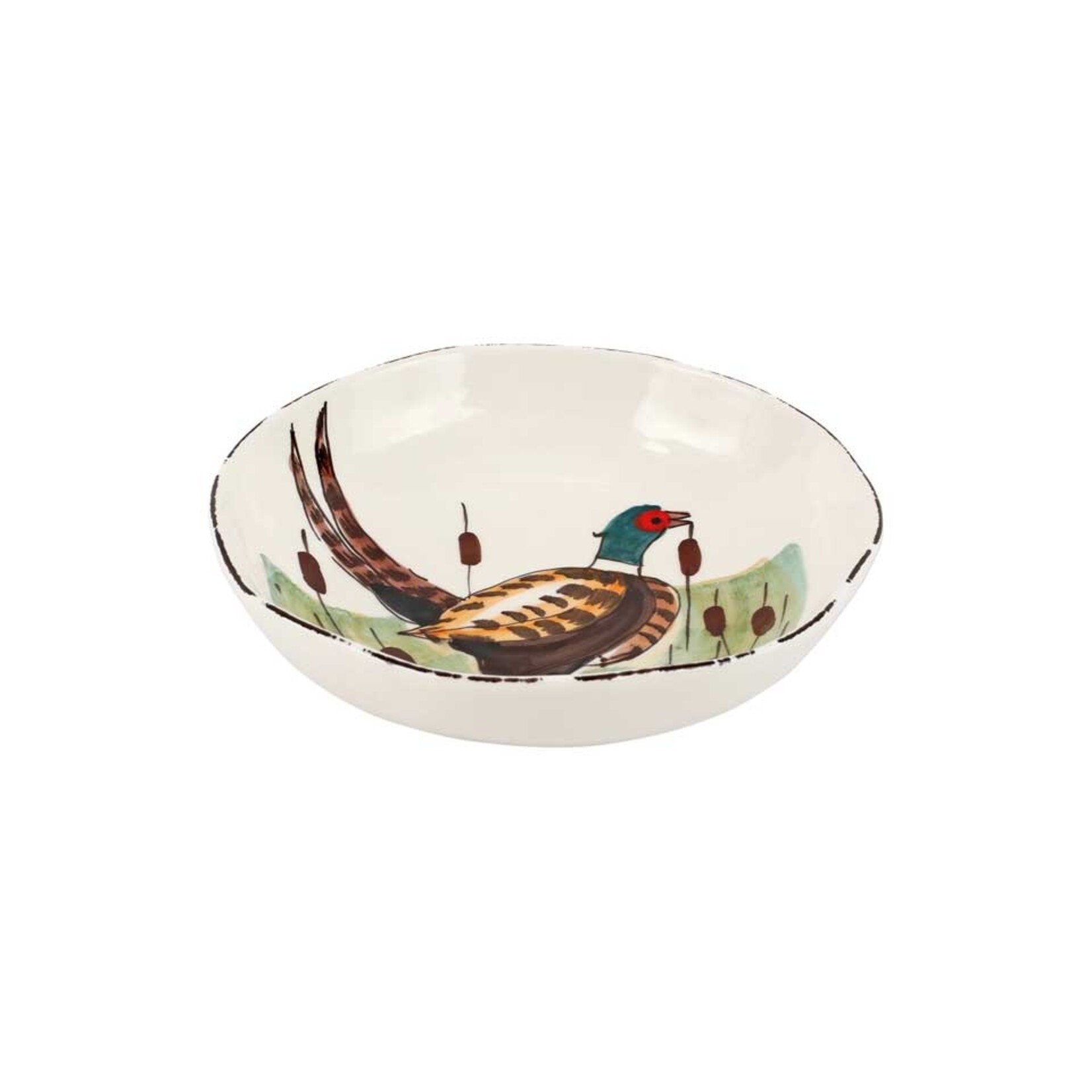 VIETRI Wildlife Pheasant Pasta Bowl