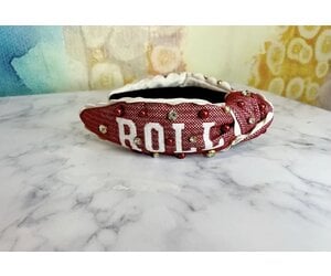 Alabama Roll Tide Cross Stitch Headband