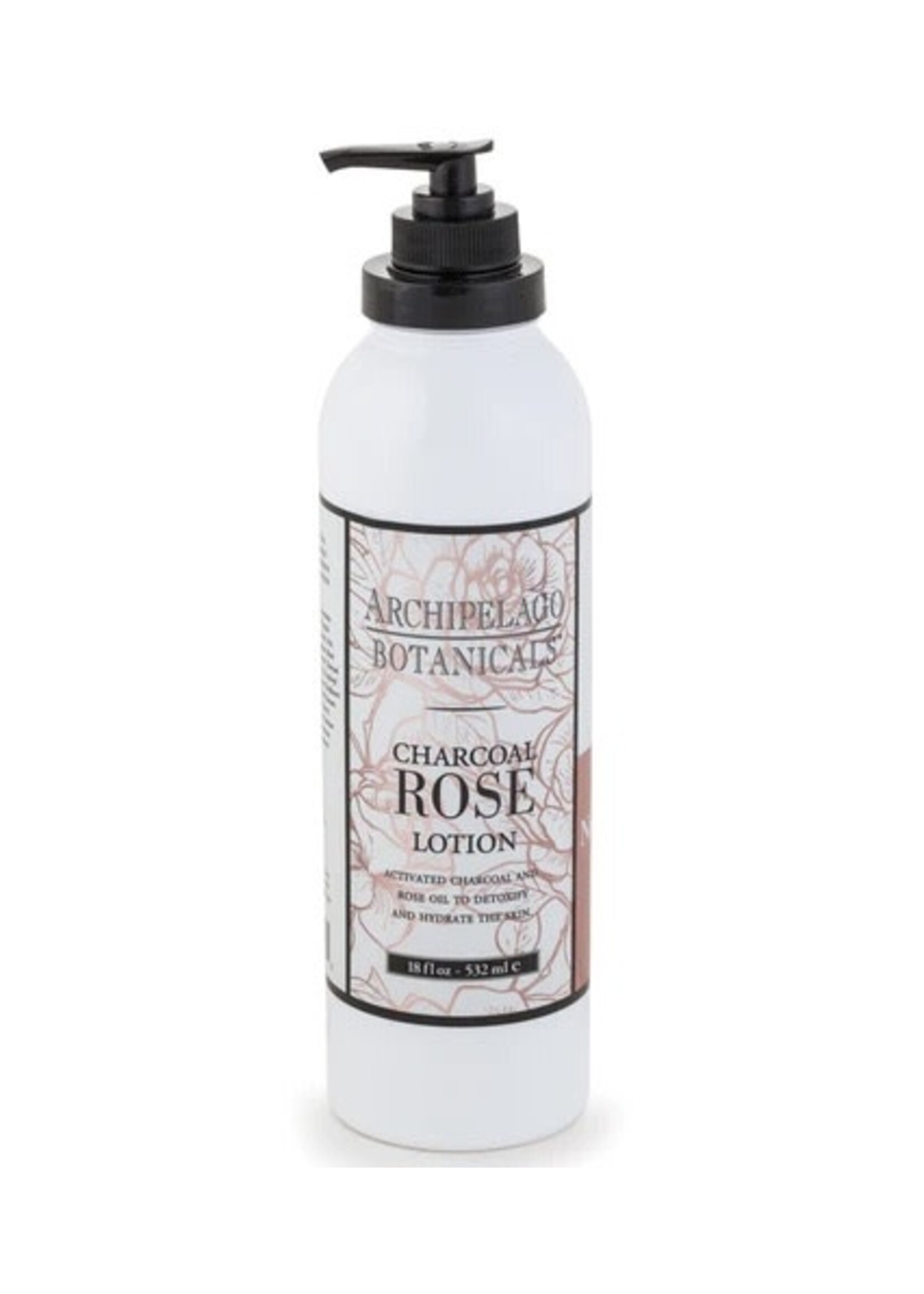 ARCHIPELAGO CHARCOAL ROSE 18OZ LOTION