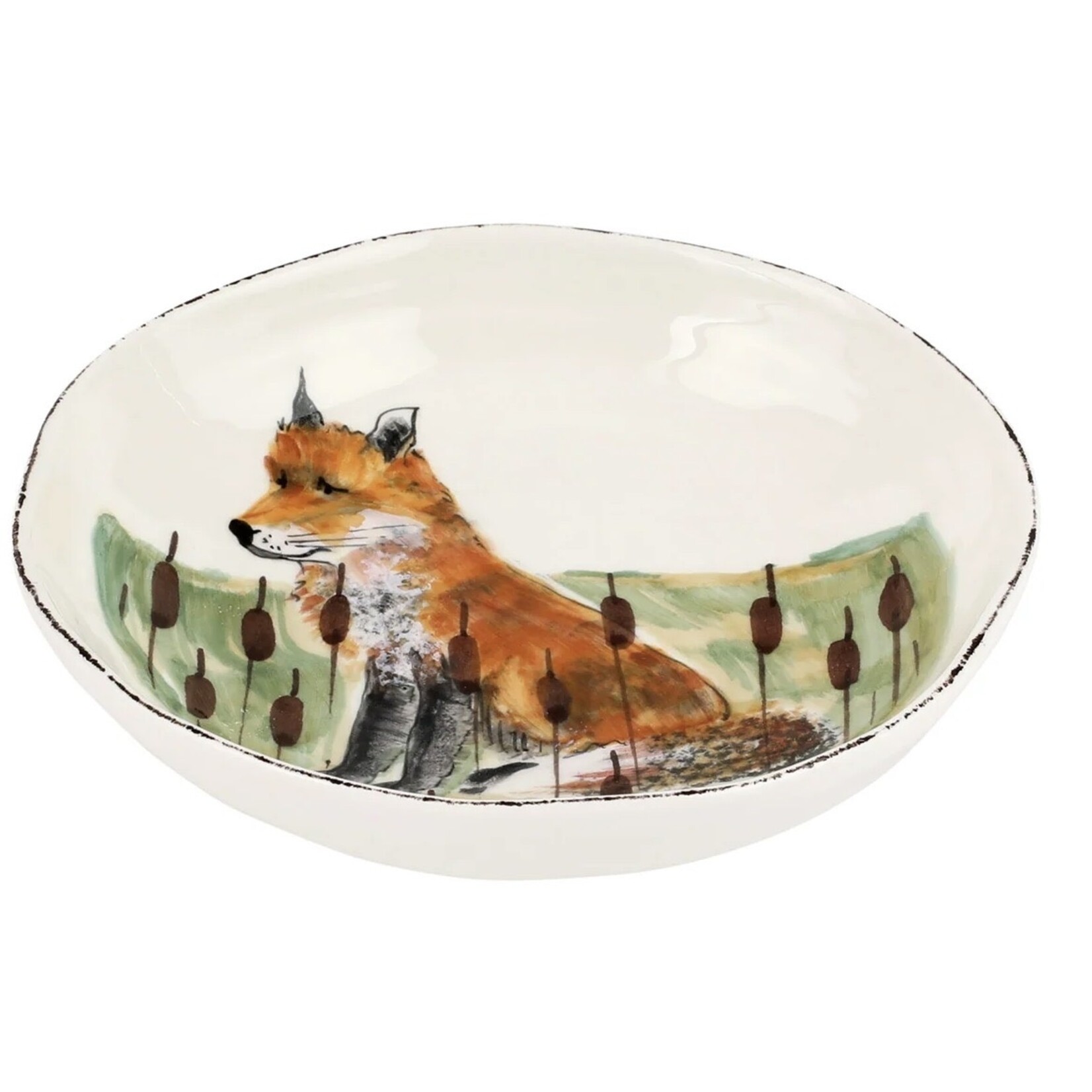 VIETRI WILDLIFE FOX PASTA BOWL