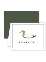 Dogwood Hill SPORTSMAN MALLARD THANK YOU CARD