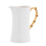 Juliska Bamboo Ceramic Large Pitcher - Natural