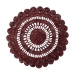 Juliska Macrame Placemat - Cranberry