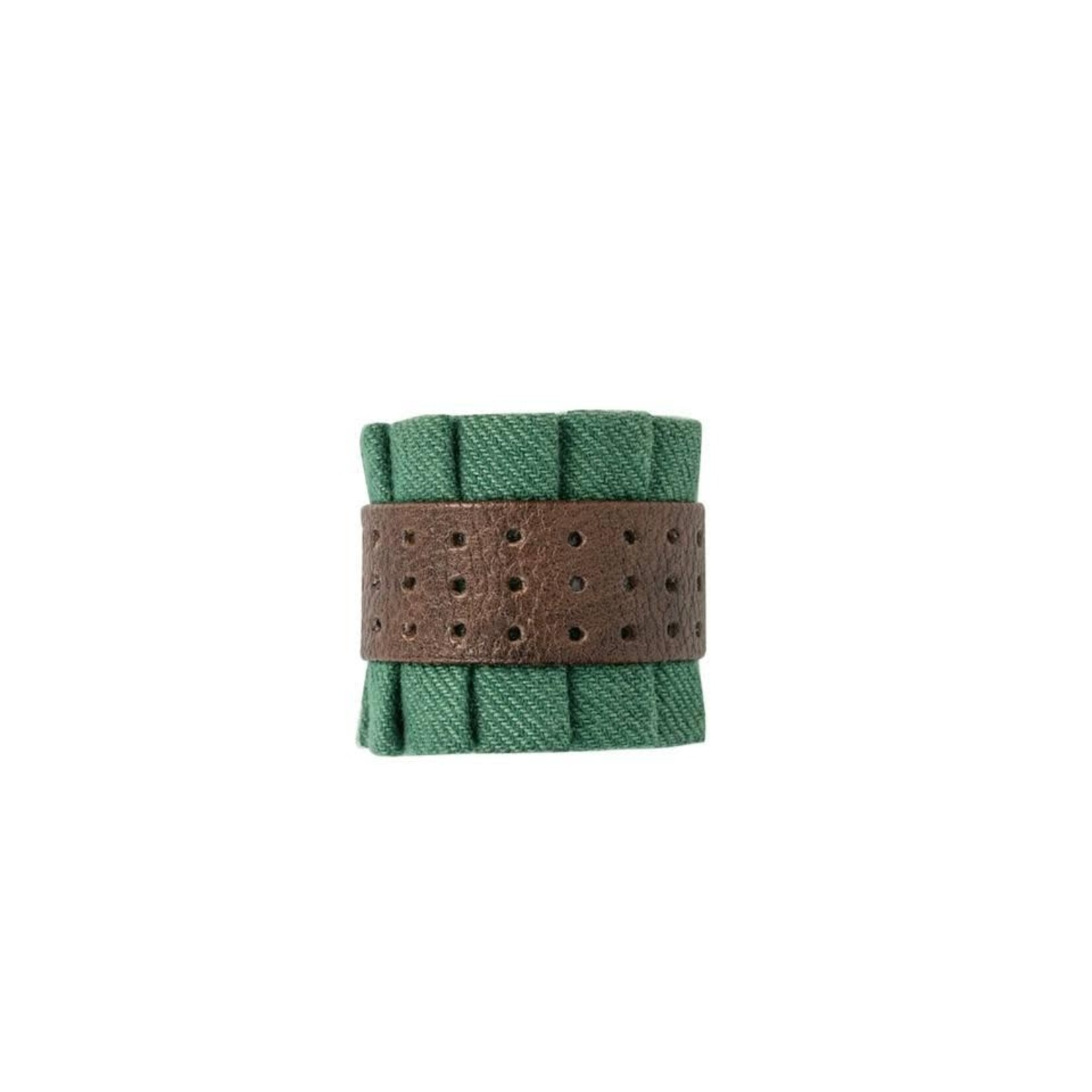 Juliska Ruffle Napkin Ring - Green