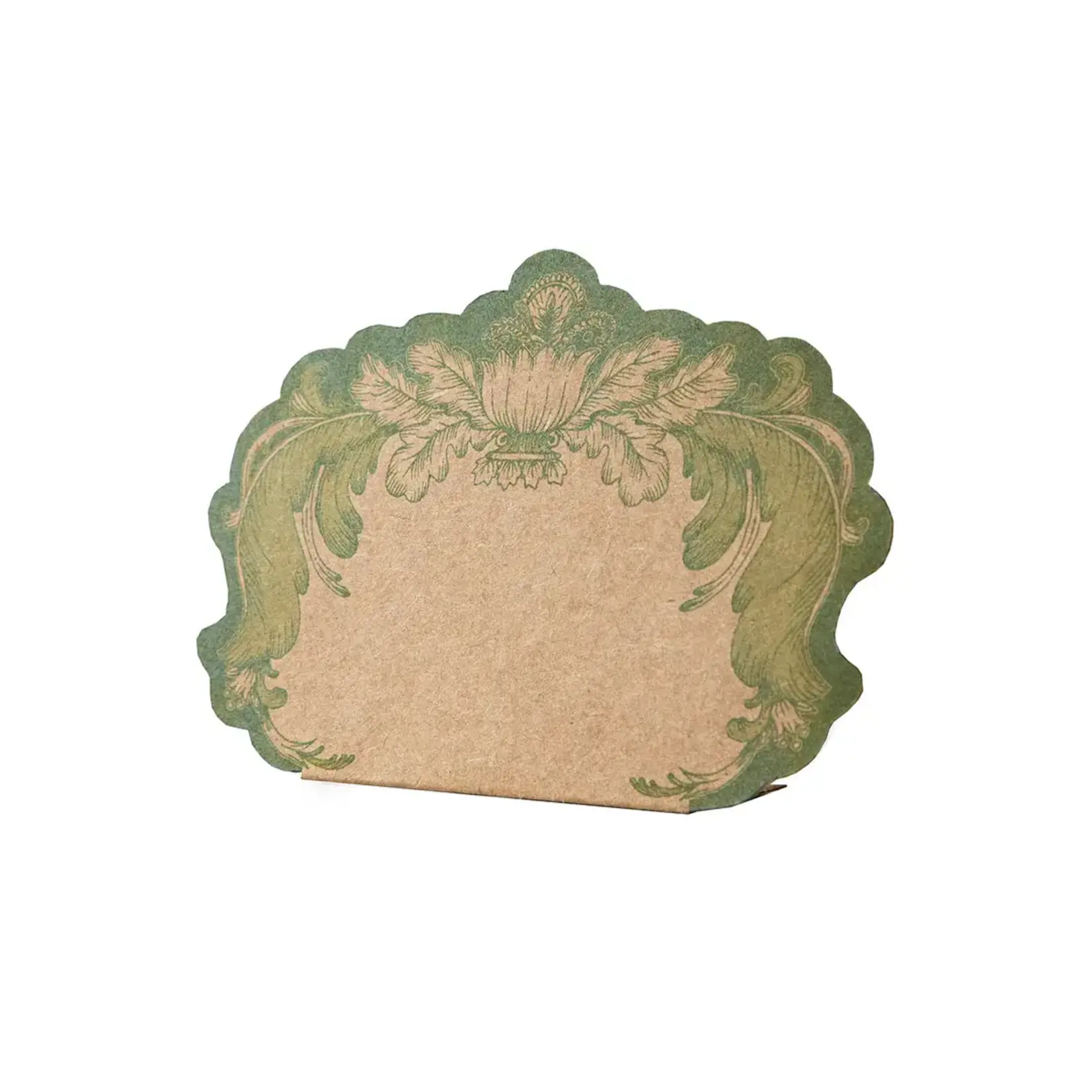 Hester & Cook Moss Fable Toile Place Card - Pack of 12