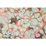 Hester & Cook Seafoam & Red Stone Marbled - 12 Sheets