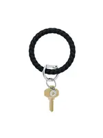 Oventure Silicone Big O® Key Ring - Back in Black Braided
