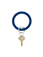 Oventure Silicone Big O® Key Ring - Midnight Navy Braided