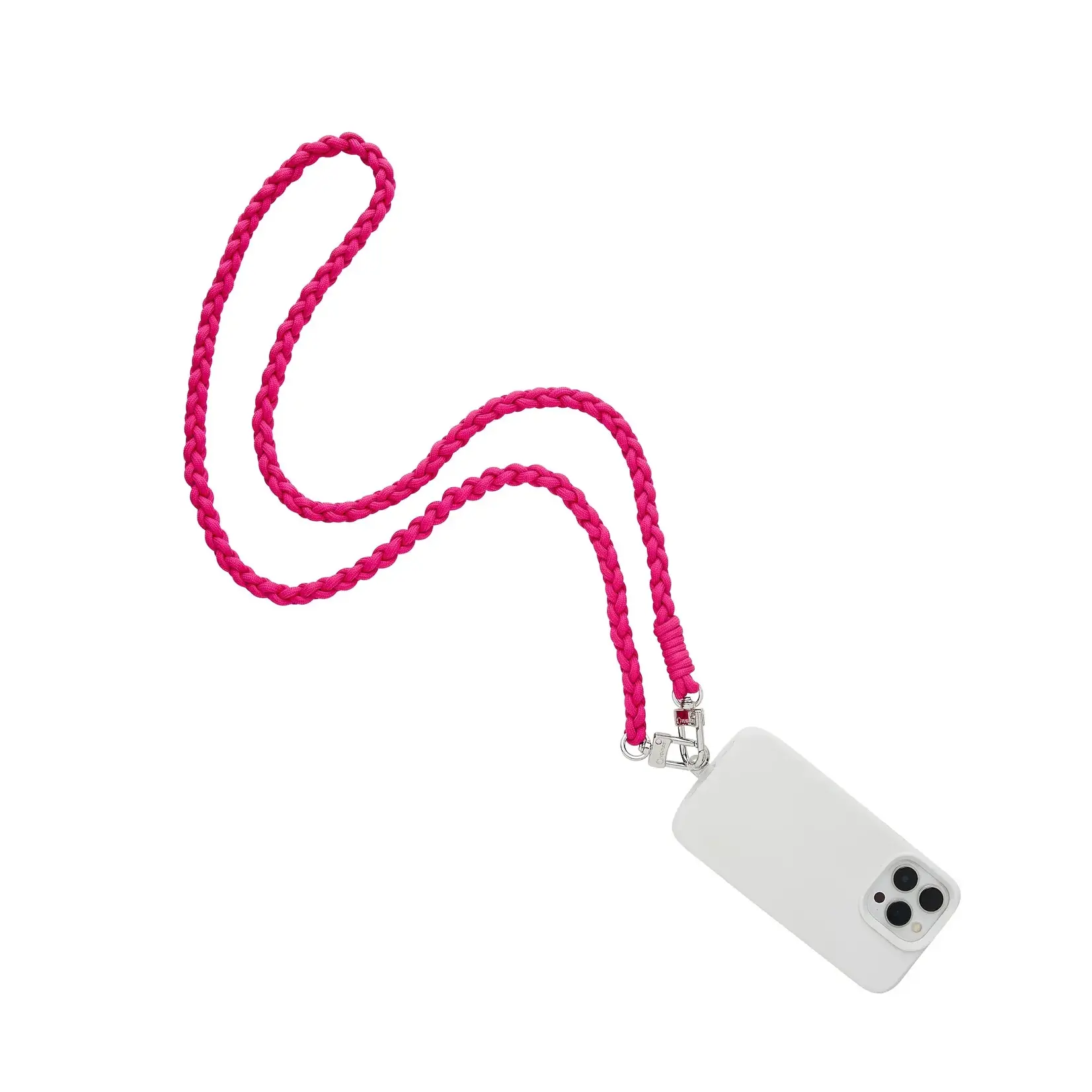 Oventure The Hook Me Up™ Crossbody - Tickled Pink Braided