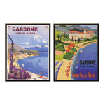 Jeffan Vintage Travel Prints - Gardone - Set of 2