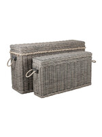 Jeffan Sabrina Basket Console With Storage - Large