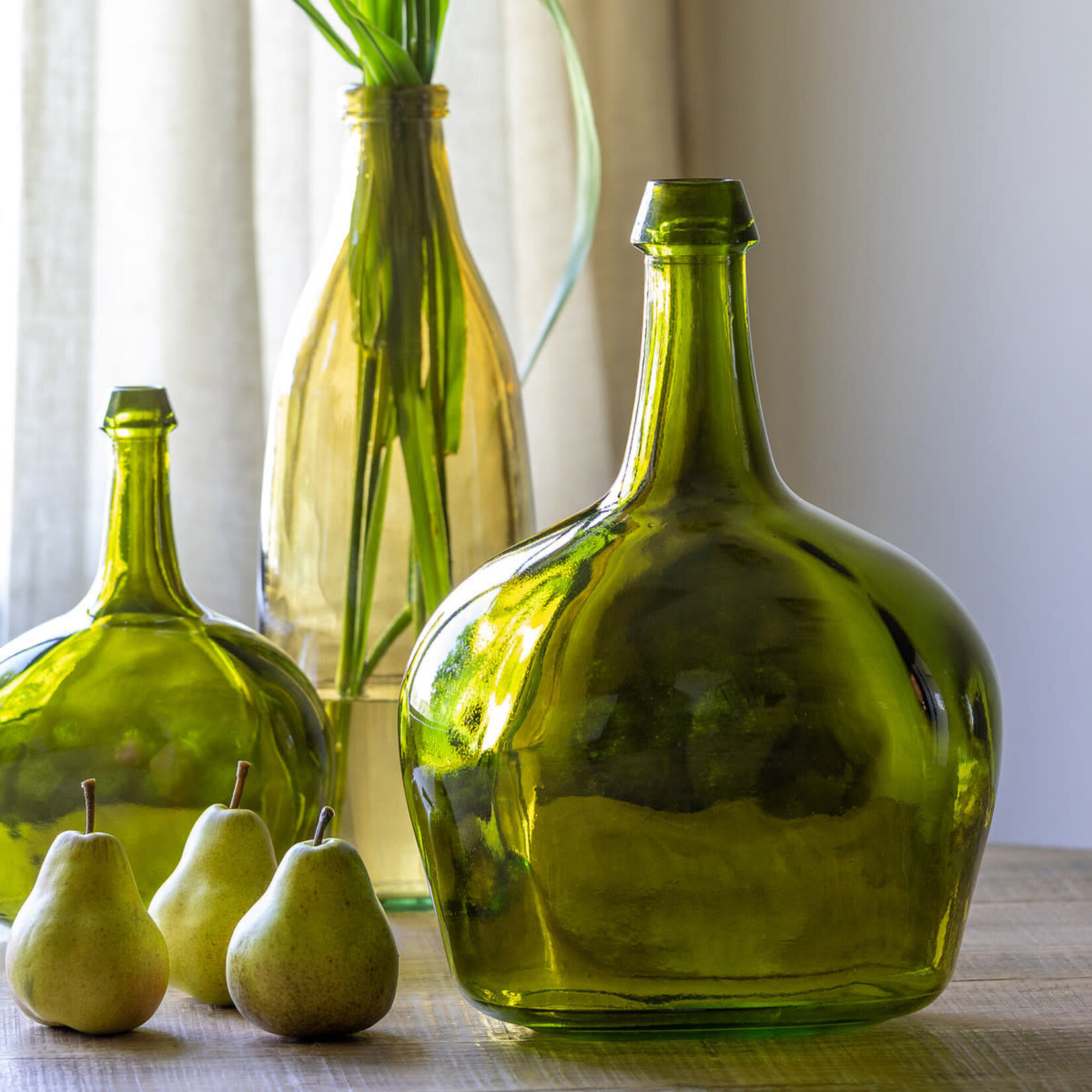 Park Hill Olive Bottle Vase, Large