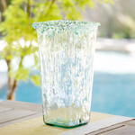 Park Hill Oceana Organic Glass Square Vase, Large