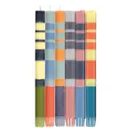 British Standard BRITISH COLOUR STANDARD - 10'' H - STRIPED  Eco Dinner Candles, Gift Box Of 6