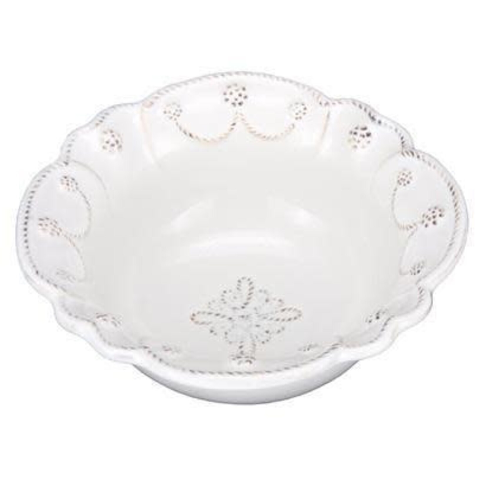 Juliska Jardins du Monde Cereal/Ice Cream Bowl - Whitewash