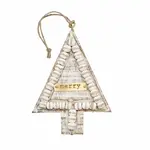 Mud Pie TREE BEADED PLAQUE ORNAMENT