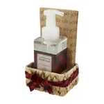 Mud Pie RED CHECK SOAP NAPKIN SET