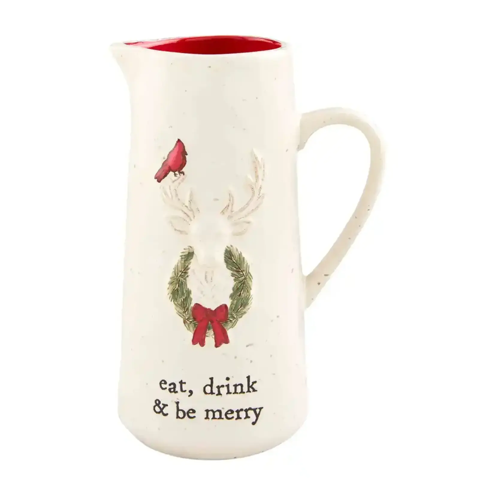 Mud Pie EAT DRINK MERRY PITCHER