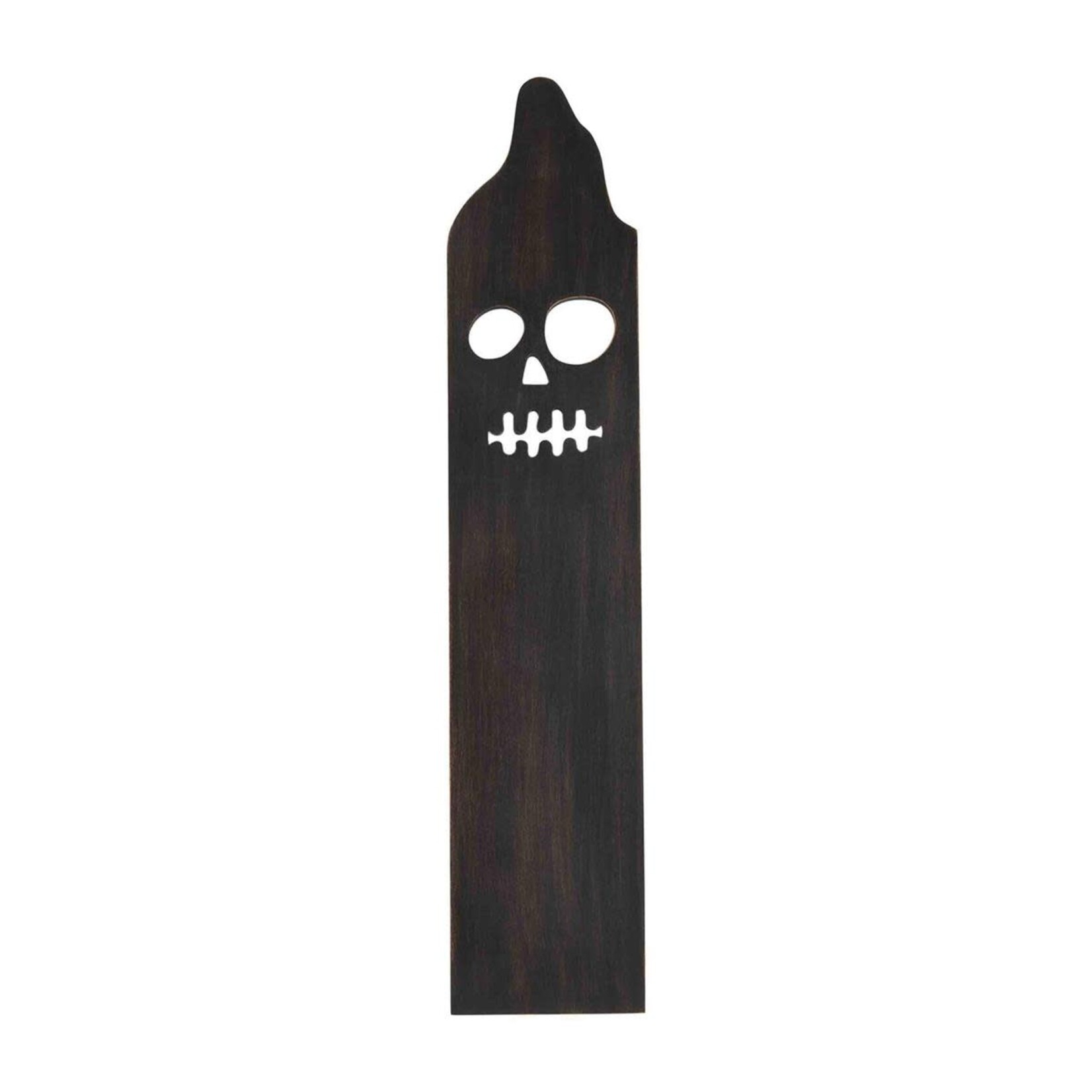 Mud Pie BLACK SKELETON DECORATIVE PLANK