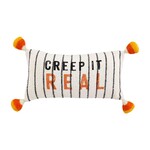 Mud Pie CREEP IT REAL HALLOWEEN PILLOW