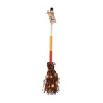 Mud Pie EEK LIGHT UP BROOM DECOR