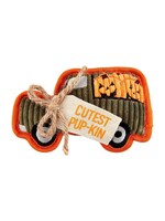 Mud Pie CUTEST PUP-KIN DOG TOY