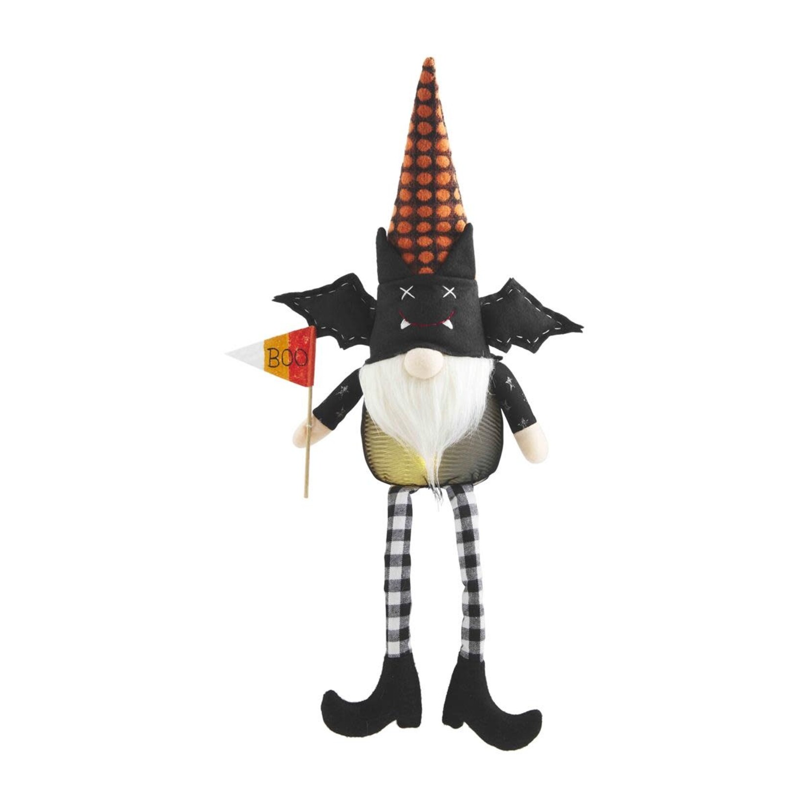 Mud Pie LARGE LIGHT-UP DANGLE HALLOWEEN GNOME