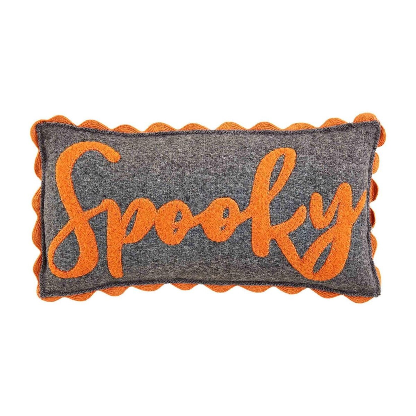 Mud Pie SPOOKY FELT HALLOWEEN PILLOW