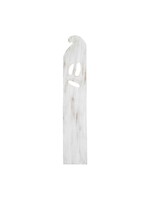 Mud Pie WHITE GHOST DECORATIVE PLANK