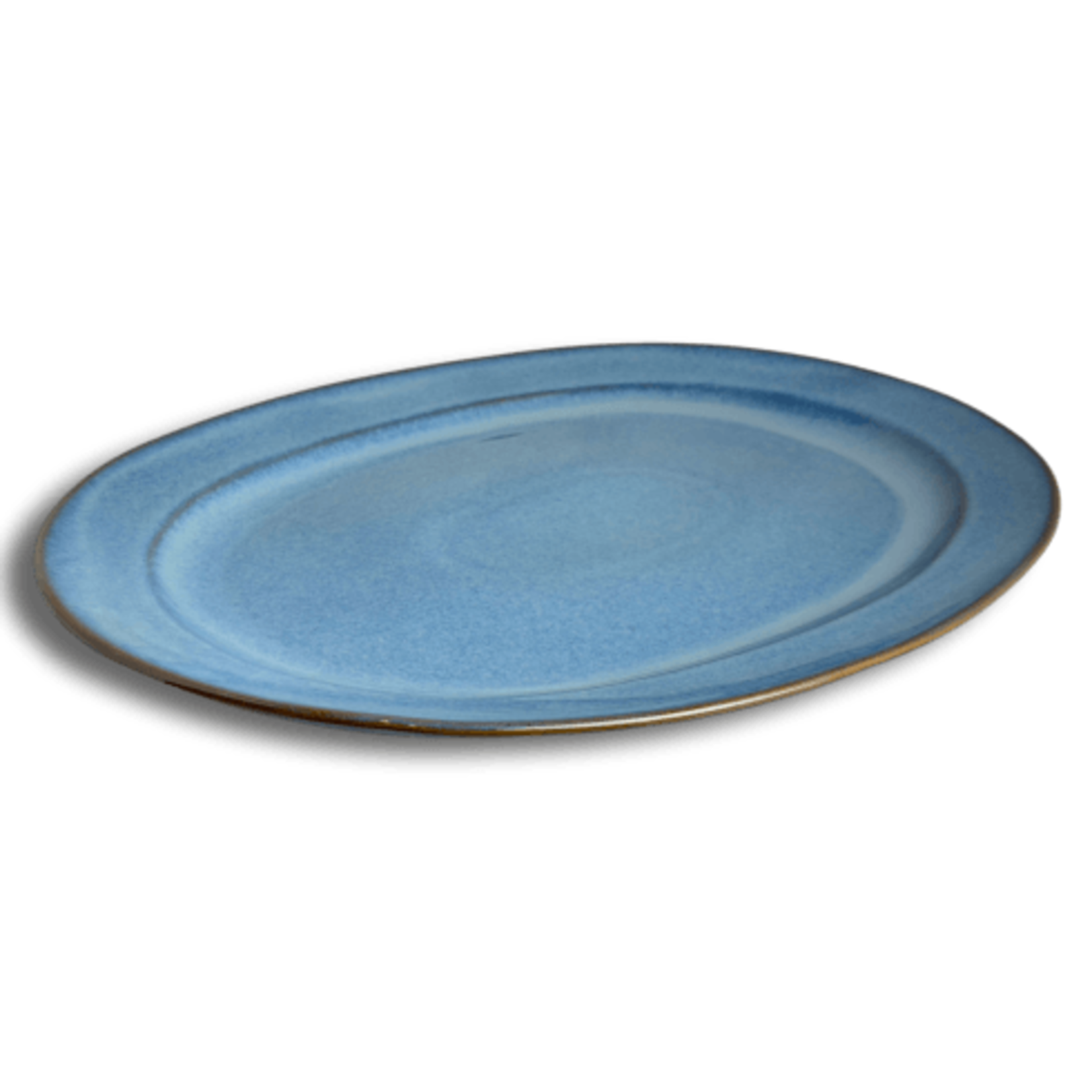 Carmel Ceramica Stillwater Oval Platter - Azul