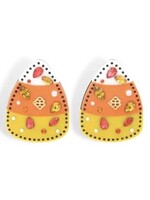 Brianna Cannon LARGE CANDY CORN STUD EARRINGS