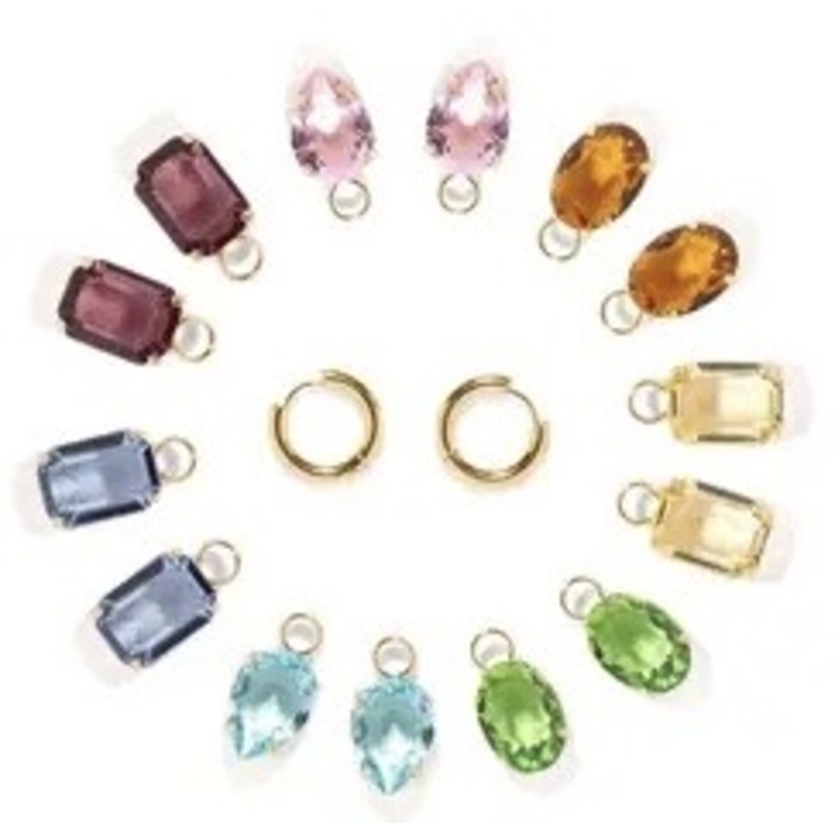 Loren Hope Over The Rainbow Earrings Set - Multi Gold