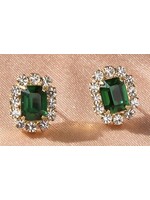 Loren Hope Tati Studs in Emerald - Emerald / Post