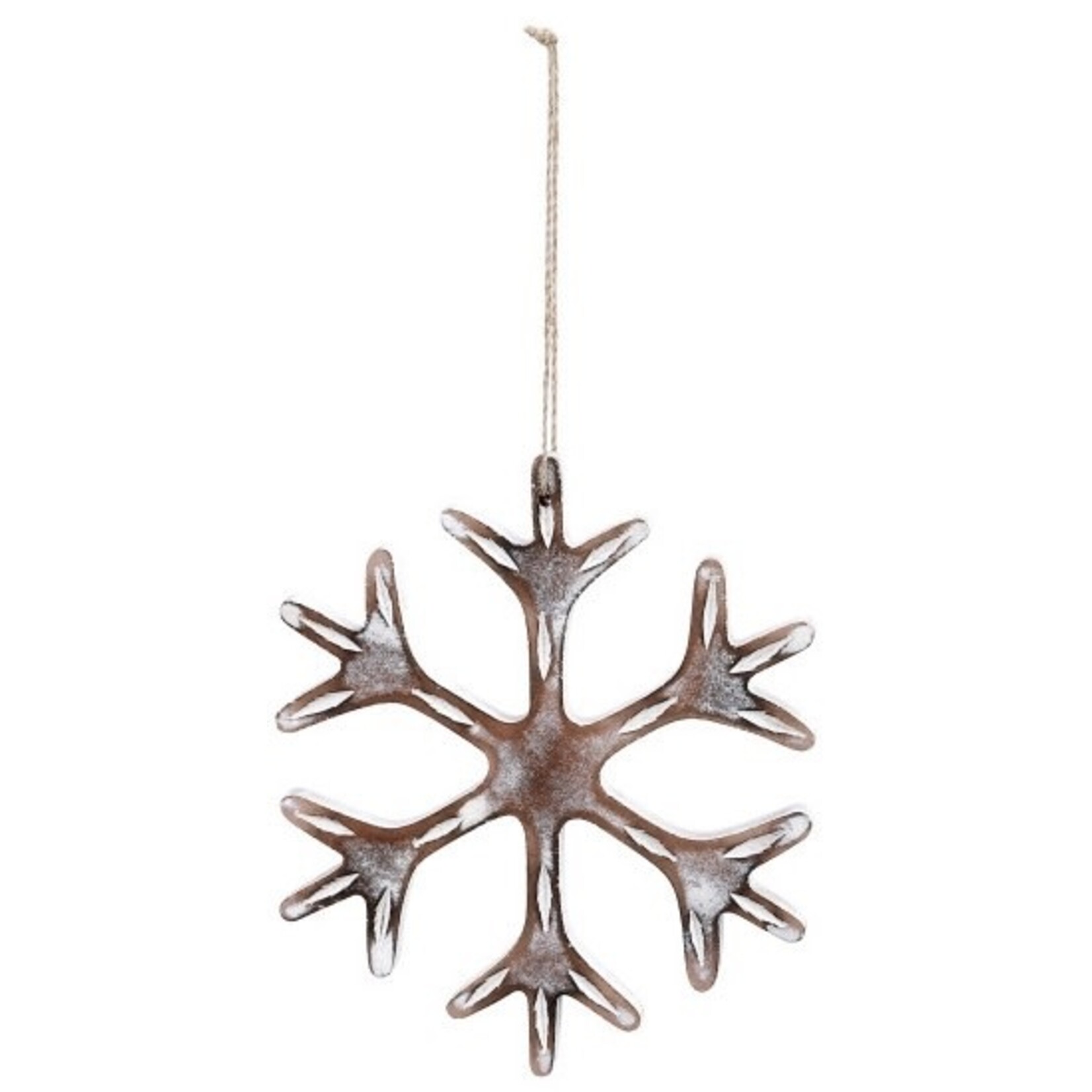 Demdaco Carved Snowflake Ornament