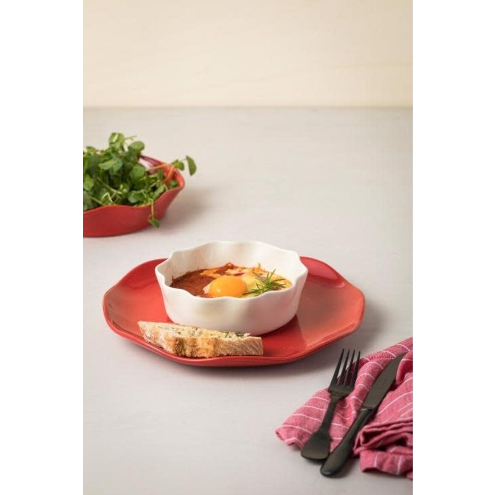 CASAFINA LIVING Cook & Host Pie Dish 7", White