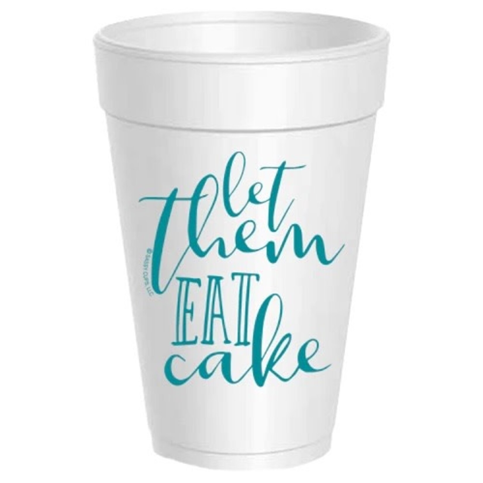 Let them Eat Cake! -GOLD - Pack of 10 Cups