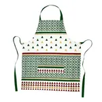 VIETRI Bohemian Linens Tree Green/Gold Apron