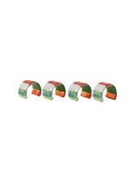 VIETRI Natale Glass Napkin Rings- Set of 4